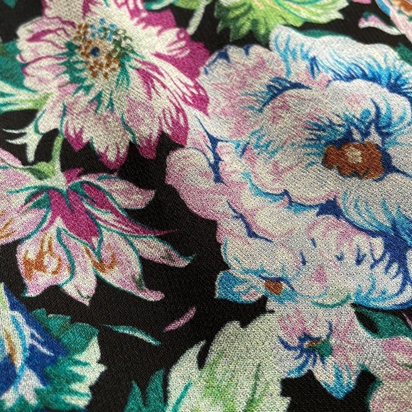 & other stories floral print flutter sleeve wrap midi dress - Picture 11 of 15